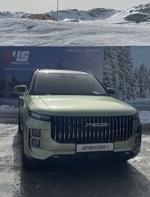 Jaecoo 7 στον Παρνασσό: SUV για χιόνι, όχι για brochure