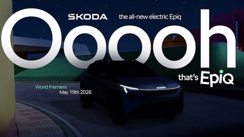 Νέο Skoda Epiq: Παγκόσμια πρεμιέρα για το ηλεκτρικό SUV της Skoda στις 19 Μαΐου
