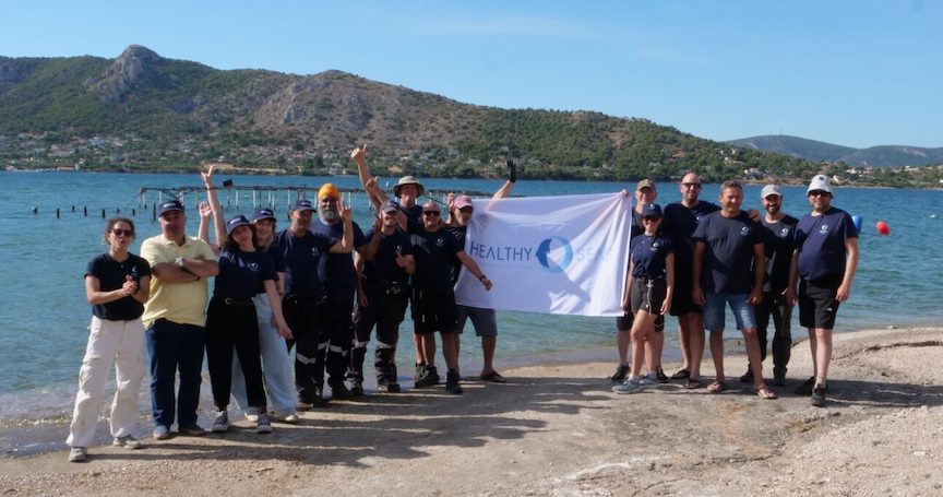 Hyundai: Απομακρύνθηκαν 36 τόνοι θαλάσσιων απορριμμάτων από τη Σαλαμίνα