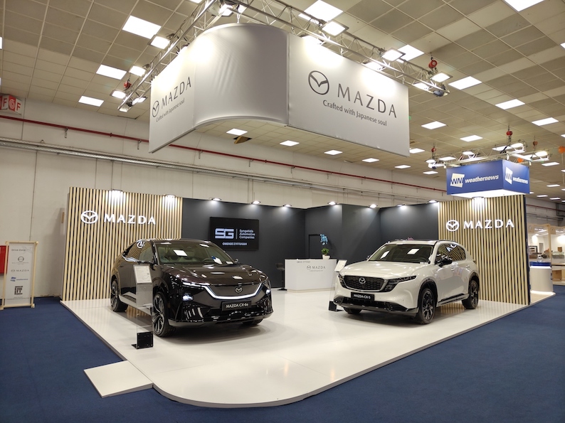 Το Mazda CX-6e έκανε το ελληνικό ντεμπούτο του στην 90ή ΔΕΘ, με φόντο την Ιαπωνία ως Τιμώμενη Χώρα